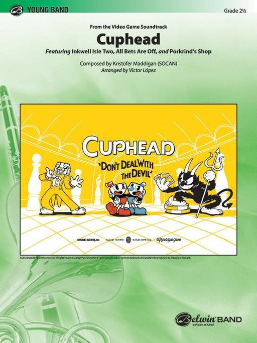Cuphead, Arr. Victor López Concert Band Chart Grade 2.5