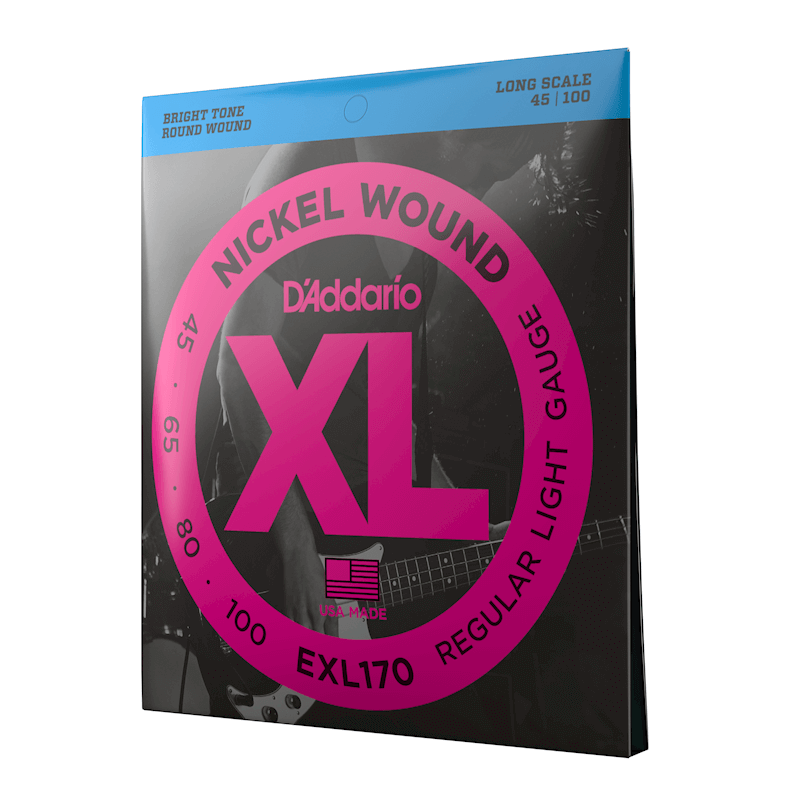D'Addario XL Nickel Wound Bass String Set