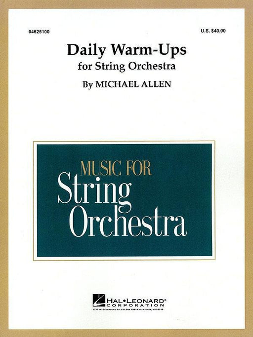 Daily Warm-Ups for String Orchestra, Michael Allen