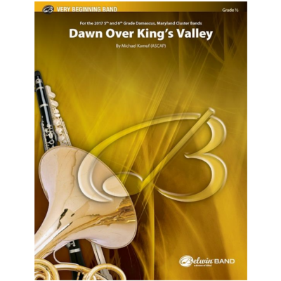 Dawn Over King's Valley, Michale Kamuf Concert Band Chart Grade 0.5-Concert Band Chart-Alfred-Engadine Music