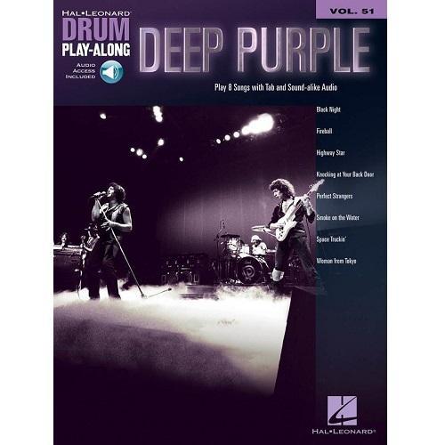Deep Purple, Drum Play-Along Volume 51-Percussion-Hal Leonard-Engadine Music