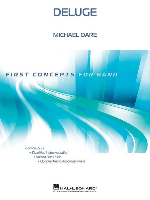 Deluge, Michael Oare Concert Band Grade 0.5-1-Concert Band-Hal Leonard-Engadine Music