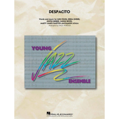 Despacito, Fonsi & Yankee Arr. Paul Murtha Stage Band Grade 3-Stage Band chart-Hal Leonard-Engadine Music