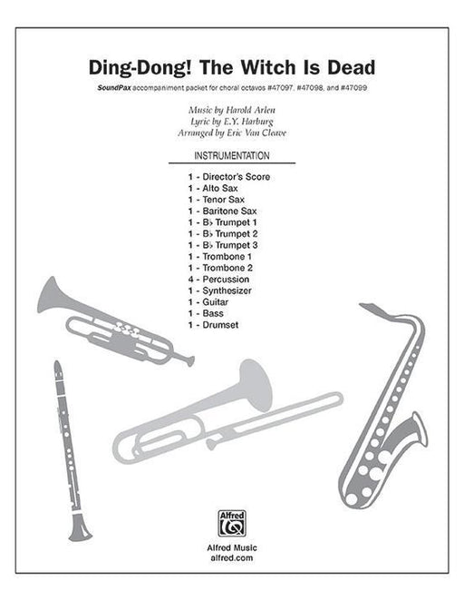 Ding-Dong! The Witch Is Dead, Harold Arlen Arr. Eric Van Cleave Choral SoundPax-Choral-Alfred-Engadine Music