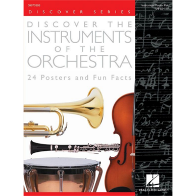 Discover the Instruments of the Orchestra (24 Posters)-Classroom-Hal Leonard-Engadine Music