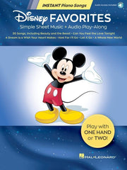 Disney Favorites - Instant Piano Songs-Piano & Keyboard-Hal Leonard-Engadine Music