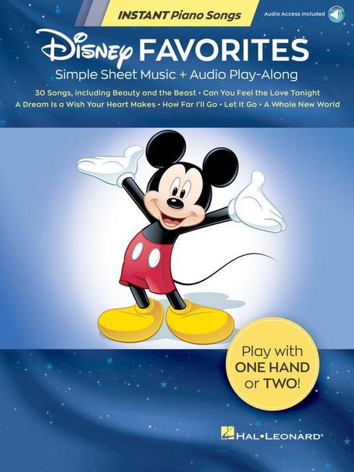 Disney Favorites - Instant Piano Songs-Piano & Keyboard-Hal Leonard-Engadine Music
