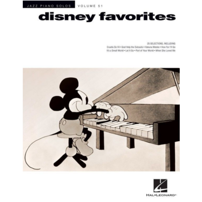 Disney Favorites - Jazz Piano Solos Volume 51-Piano & Keyboard-Hal Leonard-Engadine Music