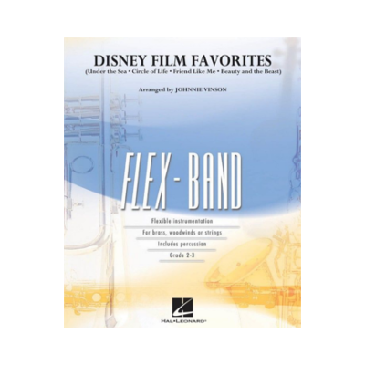 Disney Film Favorites Arr. Johnnie Vinson Flexband Arrangement Grade 2-3-Flexband Arrangement-Hal Leonard-Engadine Music