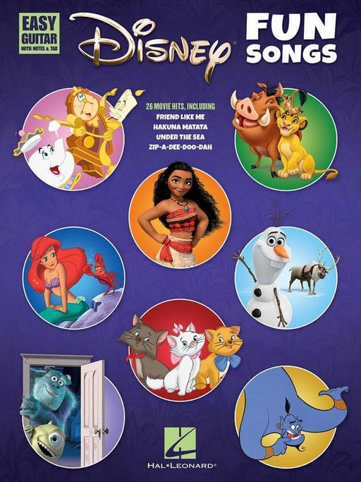 Disney Fun Songs for Easy Guitar-Guitar & Vocal-Hal Leonard-Engadine Music
