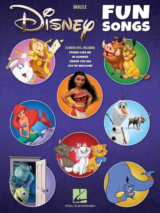 Disney Fun Songs for Ukulele-Guitar & Folk-Hal Leonard-Engadine Music