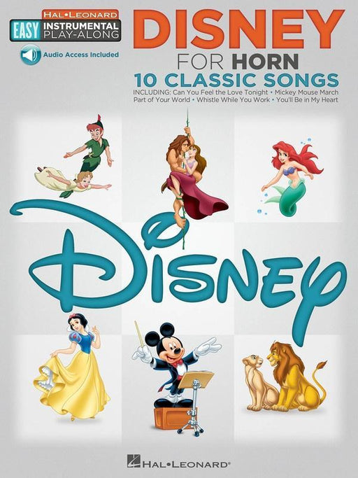 Disney Horn Easy Instrumental Play-Along-Brass-Hal Leonard-Engadine Music
