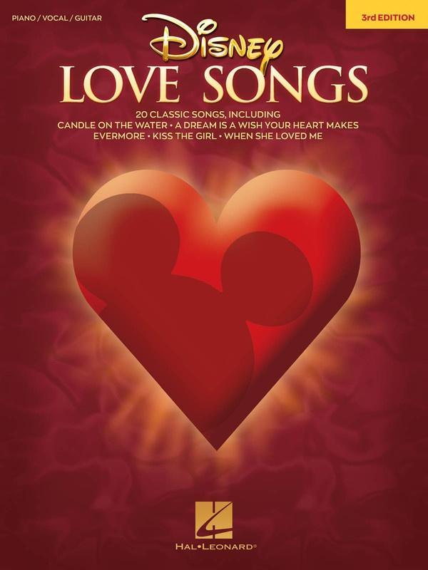 Disney Love Songs 3rd Edition - Piano, Vocal & Guitar-Piano Vocal & Guitar-Hal Leonard-Engadine Music