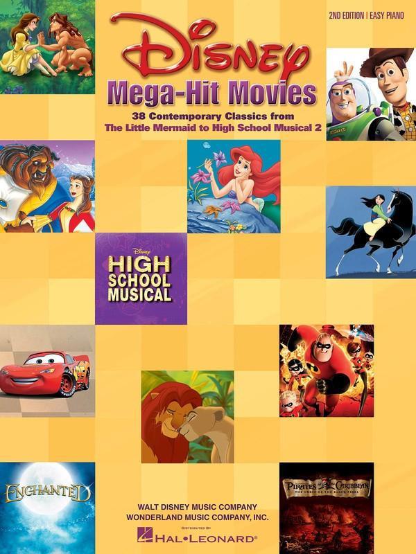 Disney Mega-Hit Movies-Piano & Keyboard-Hal Leonard-Engadine Music