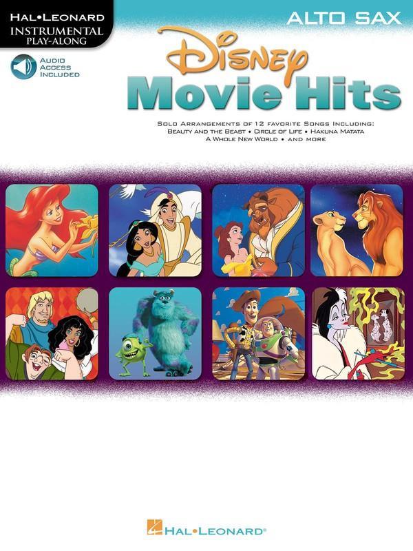 Disney Movie Hits for Alto Saxophone-Woodwind-Hal Leonard-Engadine Music