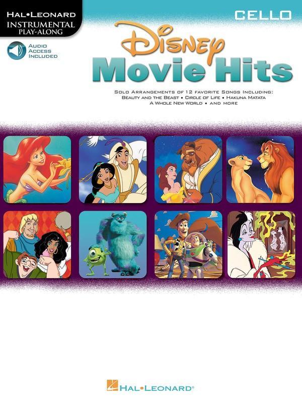 Disney Movie Hits for Cello-Strings-Hal Leonard-Engadine Music