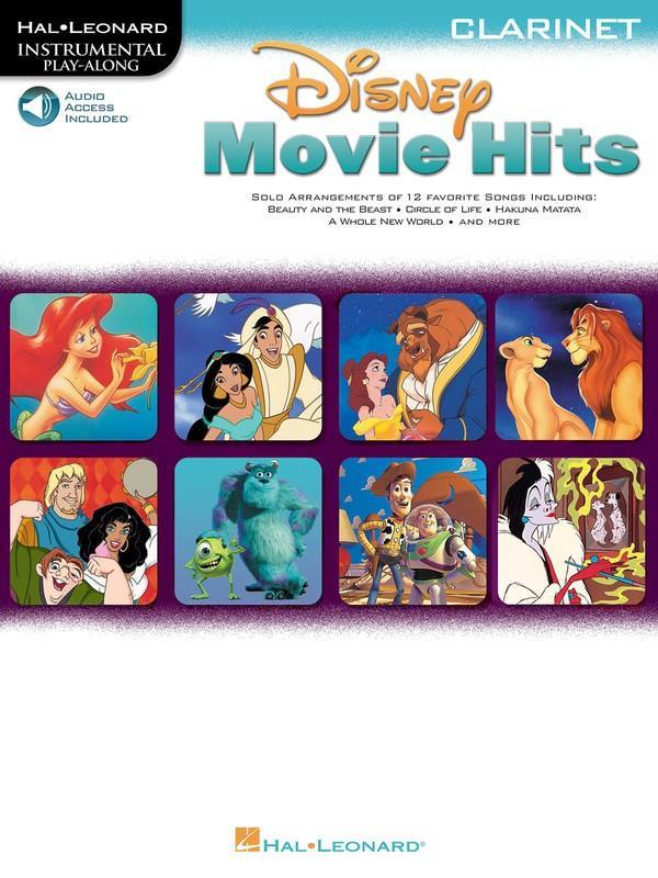 Disney Movie Hits for Clarinet-Woodwind-Hal Leonard-Engadine Music