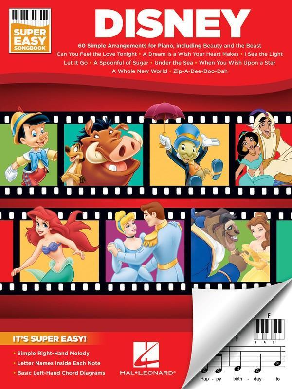 Disney - Super Easy Songbook-Songbooks-Hal Leonard-Engadine Music