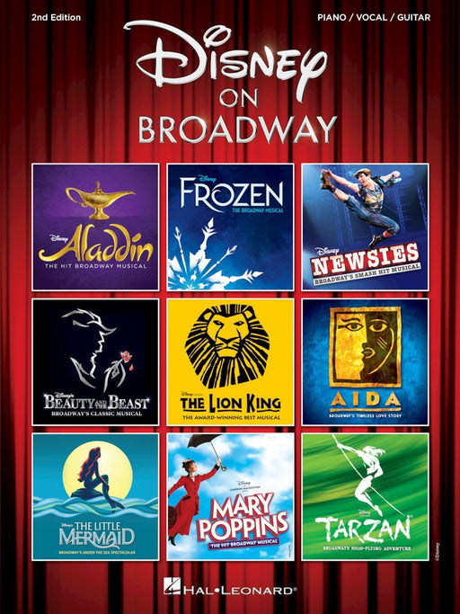 Disney on Broadway 2nd Edition - Piano, Vocal & Guitar-Piano Vocal & Guitar-Hal Leonard-Engadine Music