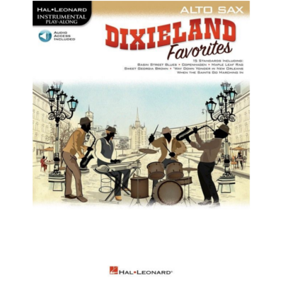 Dixieland Favorites for Alto Sax-Woodwind-Hal Leonard-Engadine Music