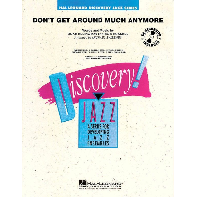Don't Get Around Much Anymore, Arr. Michael Sweeney Stage Band Chart Grade 1-2-Stage Band chart-Hal Leonard-Engadine Music