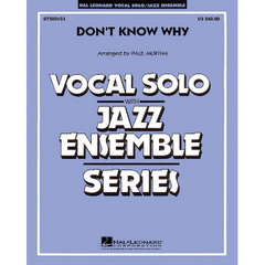Don't Know Why, Arr. Paul Murtha Stage Band Chart Grade 3-Stage Band chart-Hal Leonard-Engadine Music