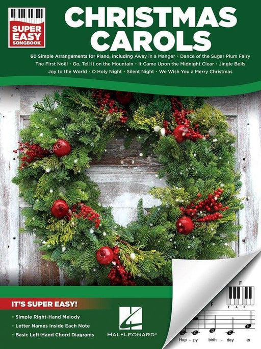 E-Z Play Piano Christmas Carols - Super Easy Songbook-Piano & Keyboard-Hal Leonard-Engadine Music