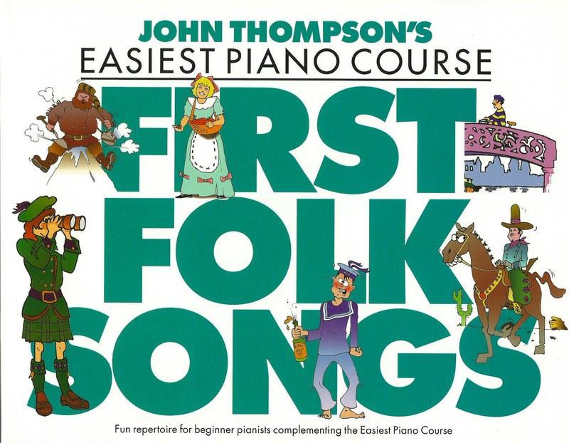 Easiest Piano Course - First Folk Songs-Piano & Keyboard-Hal Leonard-Engadine Music