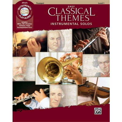 Easy Classical Themes Instrumental Solos - Trumpet-Brass-Alfred-Engadine Music