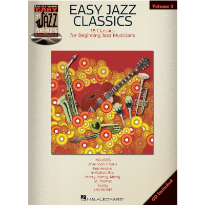 Easy Jazz Classics, Easy Jazz Play-Along Volume 3-Jazz-Hal Leonard-Engadine Music