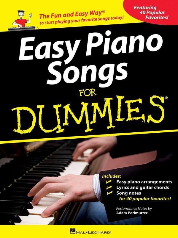 Easy Piano Songs for Dummies-Songbooks-Hal Leonard-Engadine Music