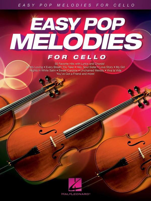 Easy Pop Melodies for Cello-Strings-Hal Leonard-Engadine Music