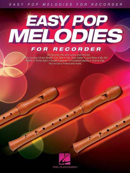 Easy Pop Melodies for Recorder-Woodwind-Hal Leonard-Engadine Music