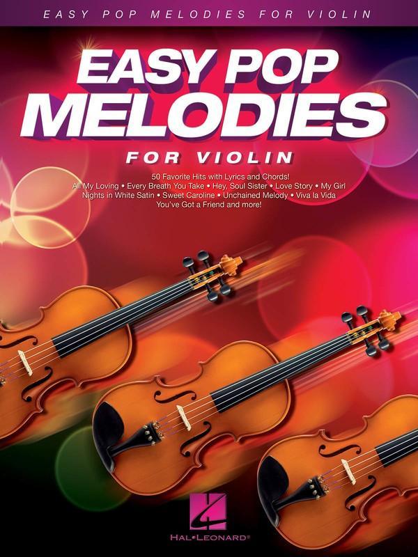 Easy Pop Melodies for Violin-Strings-Hal Leonard-Engadine Music