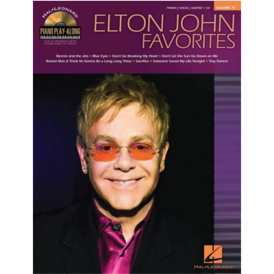 Elton John Favorites Piano Play-Along Vol 77-Piano & Keyboard-Hal Leonard-Engadine Music