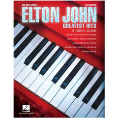 Elton John - Greatest Hits, 2nd Edition Big Note Piano-Piano & Keyboard-Hal Leonard-Engadine Music