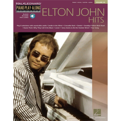 Elton John Hits Piano Play-Along Vol 30-Piano & Keyboard-Hal Leonard-Engadine Music