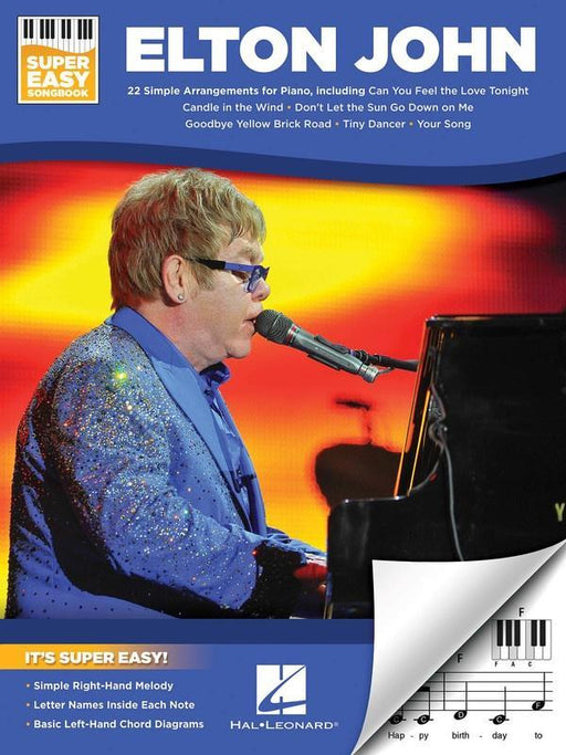 Elton John - Super Easy Songbook, Piano-Piano & Keyboard-Hal Leonard-Engadine Music