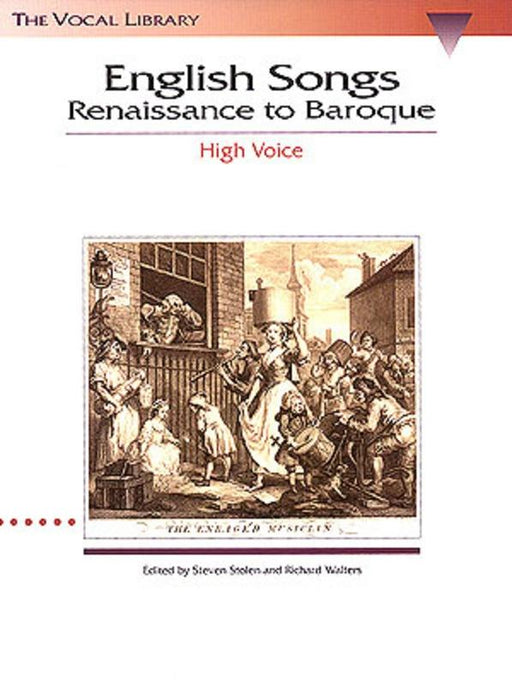English Songs: Renaissance to Baroque, High Voice-Vocal-Hal Leonard-Engadine Music