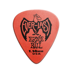 Ernie Ball 1.14mm Red Everlast Picks (12 Pack)