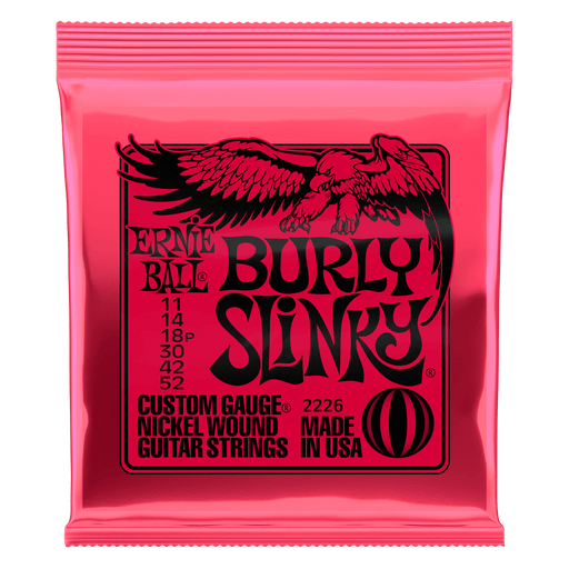 Ernie Ball Burly Slinky Nickel Wound Electric Guitar Strings - 11-52 Gauge