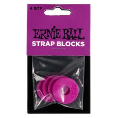 Ernie Ball Strap Blocks (4pk) Various Colours