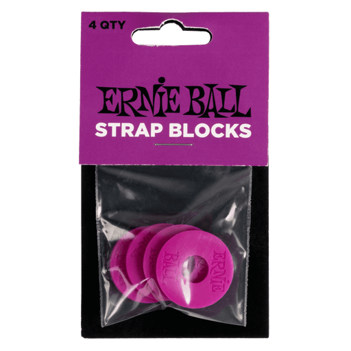 Ernie Ball Strap Blocks (4pk) Various Colours