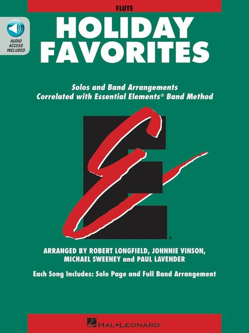 Essential Elements Holiday Favorites - Flute-Concert Band Chart-Hal Leonard-Engadine Music