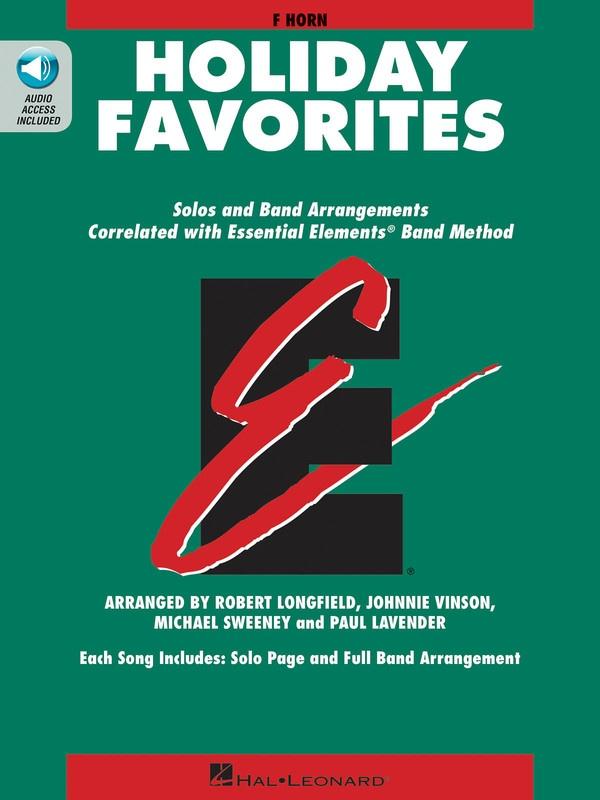 Essential Elements Holiday Favorites - French Horn-Concert Band Chart-Hal Leonard-Engadine Music