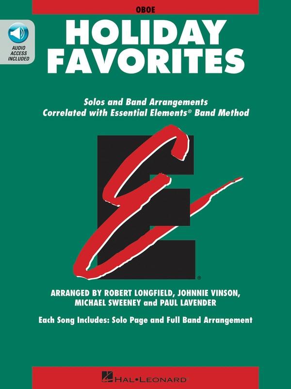 Essential Elements Holiday Favorites - Oboe-Concert Band-Hal Leonard-Engadine Music