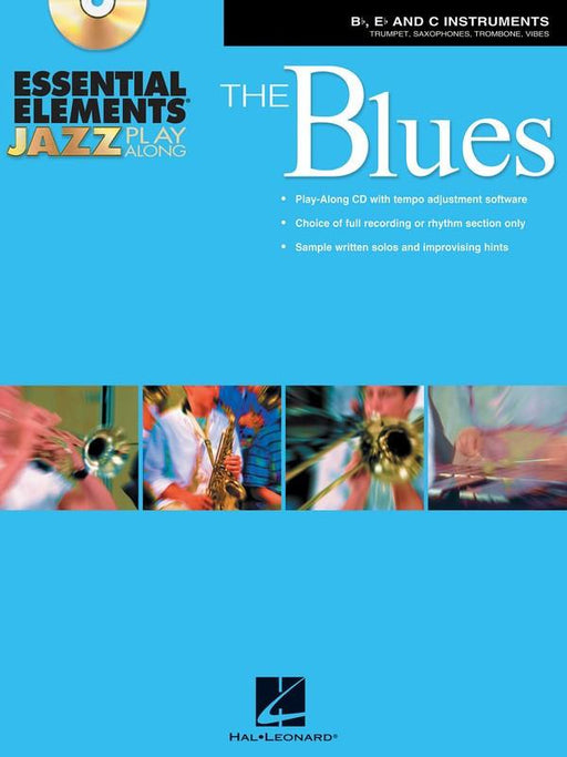Essential Elements Jazz Play-Along The Blues - B-flat, E-flat and C Instruments-Jazz-Hal Leonard-Engadine Music