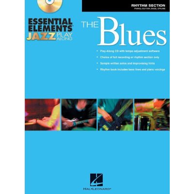 Essential Elements Jazz Play-Along The Blues - Rhythm Section-Jazz-Hal Leonard-Engadine Music