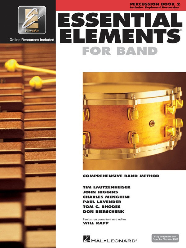 Essential Elements for Band Book 2 - Percussion/Keyboard Percussion