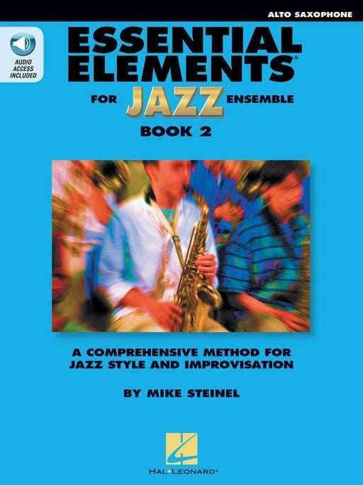 Essential Elements for Jazz Ensemble Book 2 - Alto Sax-Jazz Band Method-Hal Leonard-Engadine Music